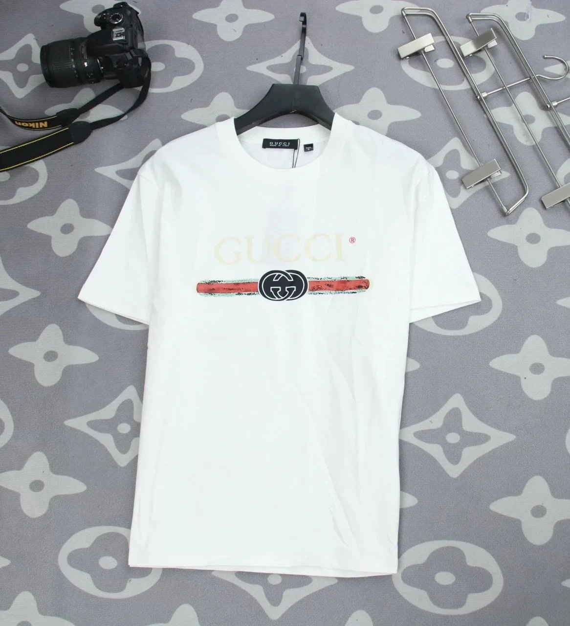 Gucci White Short Sleeve T-Shirt