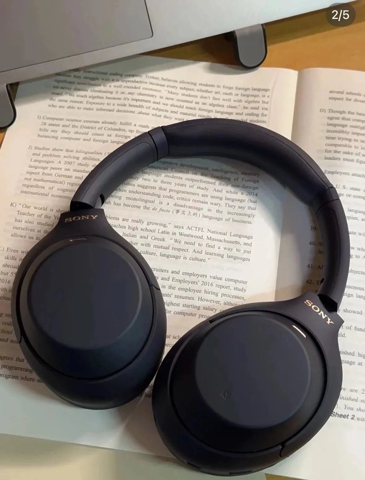 Sony Black Over-Ear Headphones