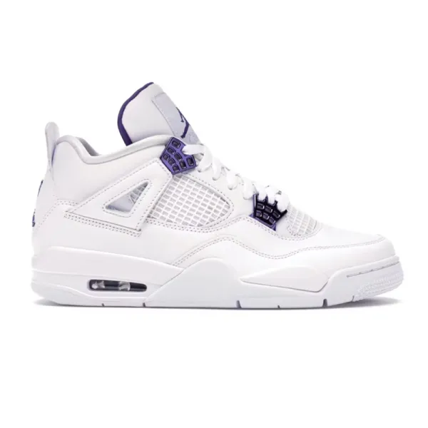 Off-White x Nike Air Jordan 4 'Sail' Sneakers - 12