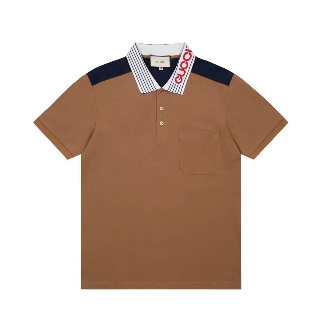 Gucci Brown Short Sleeve Polo