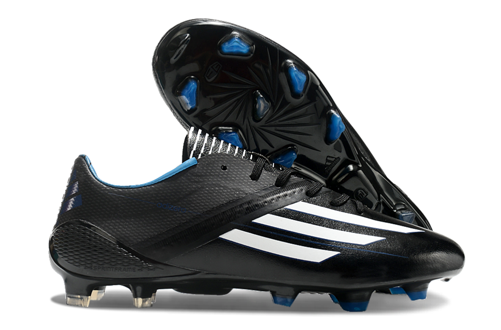 Adidas Black and White Soccer Cleats