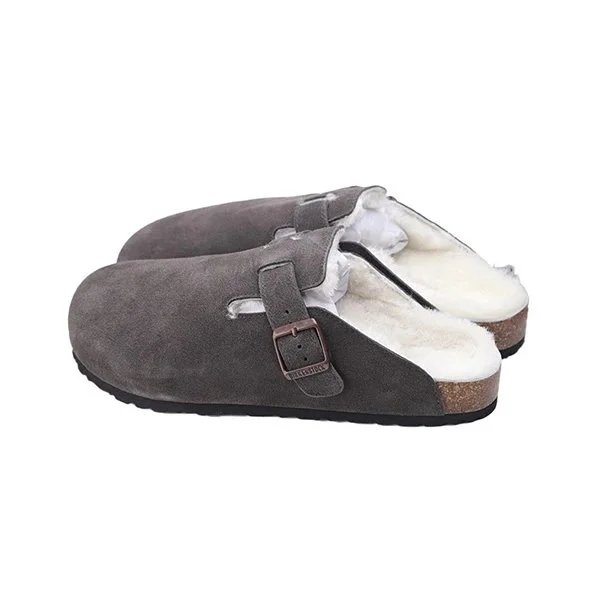 Dark gray with fleece lining