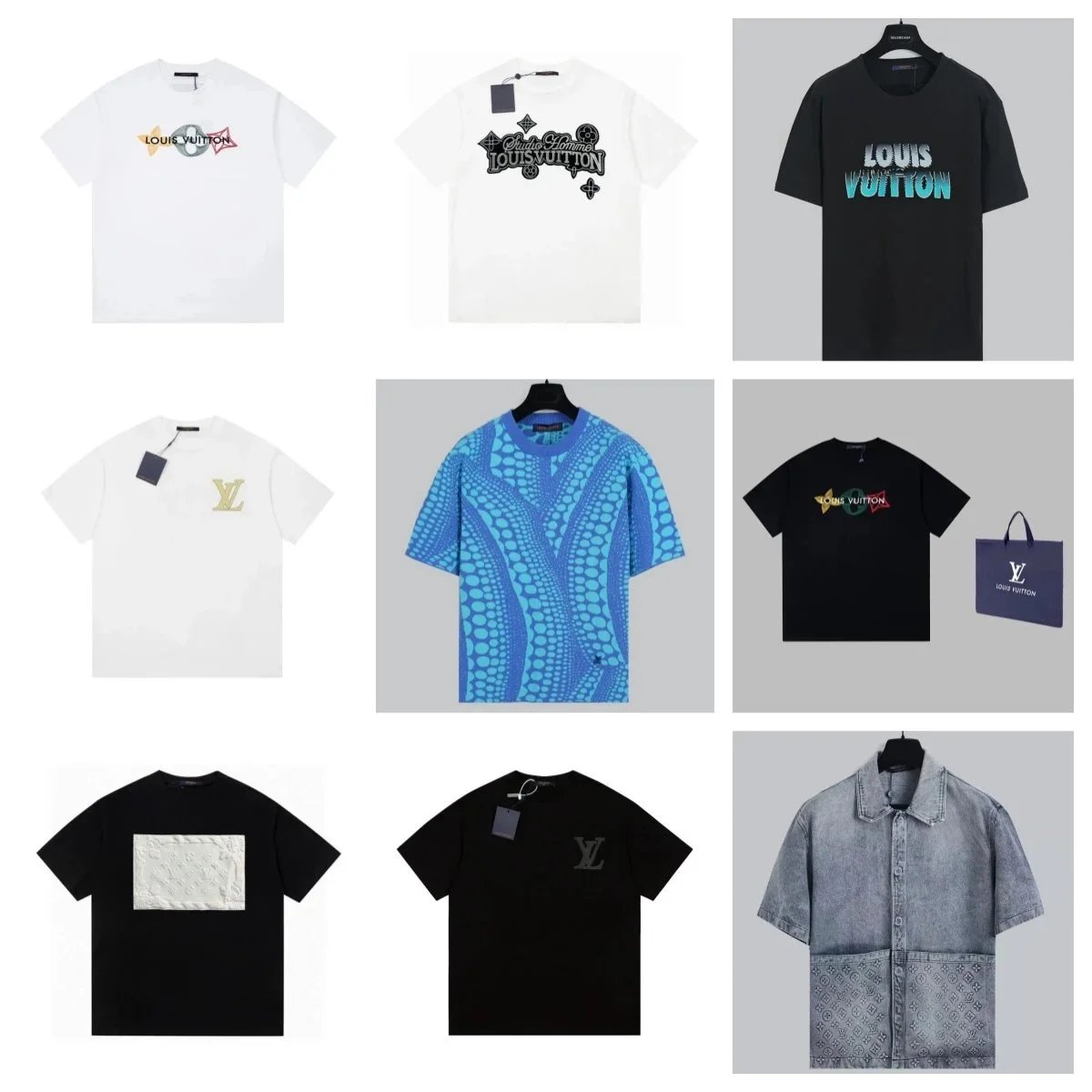 Louis Vuitton Black Short Sleeve T-Shirt