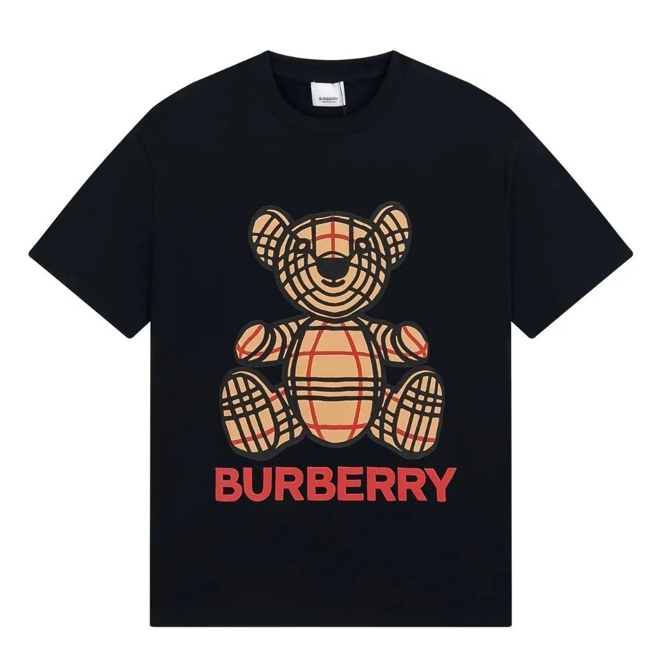 Burberry Black Teddy Bear T-Shirt