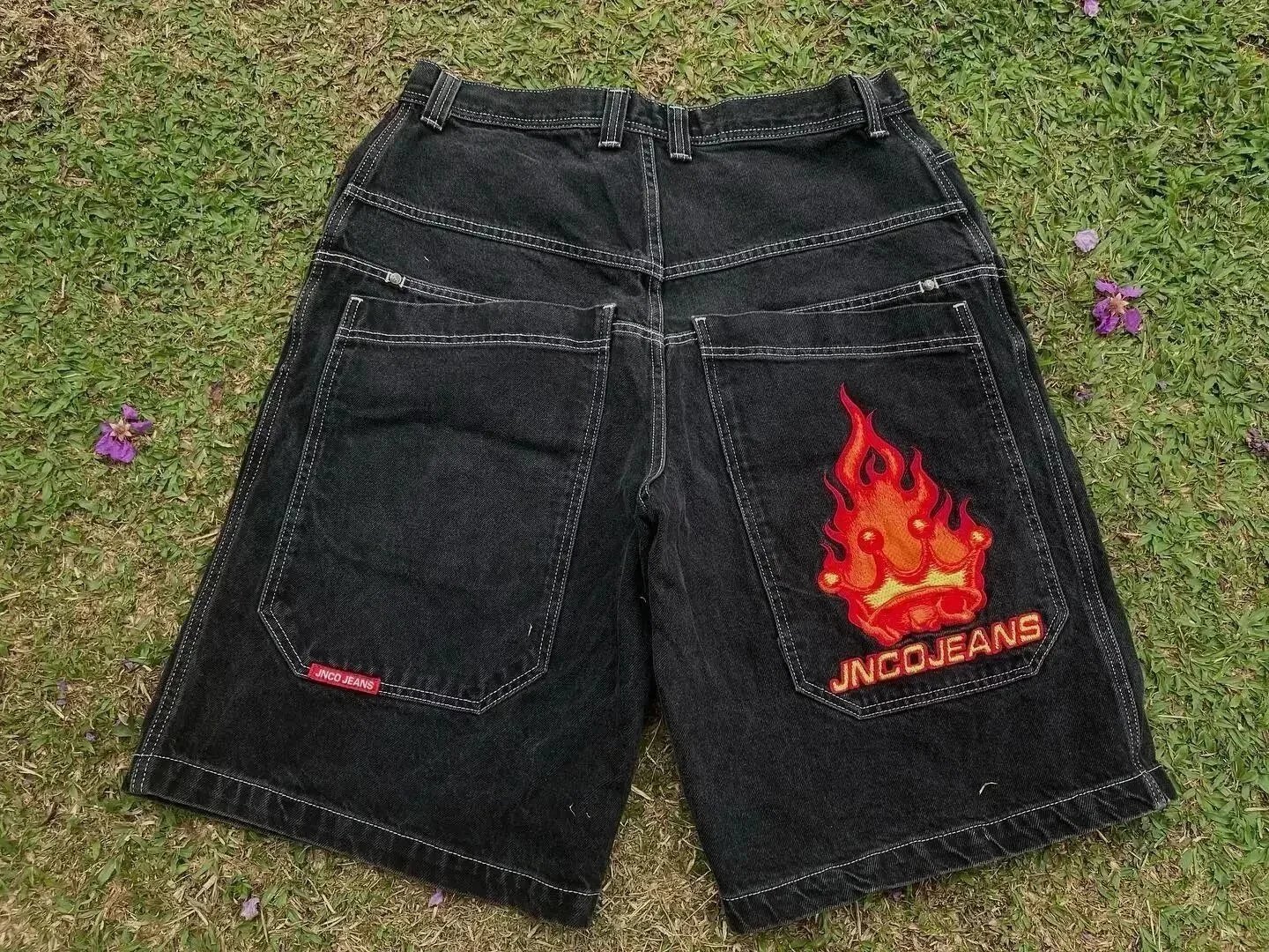 JNCO Jeans Black Denim Shorts