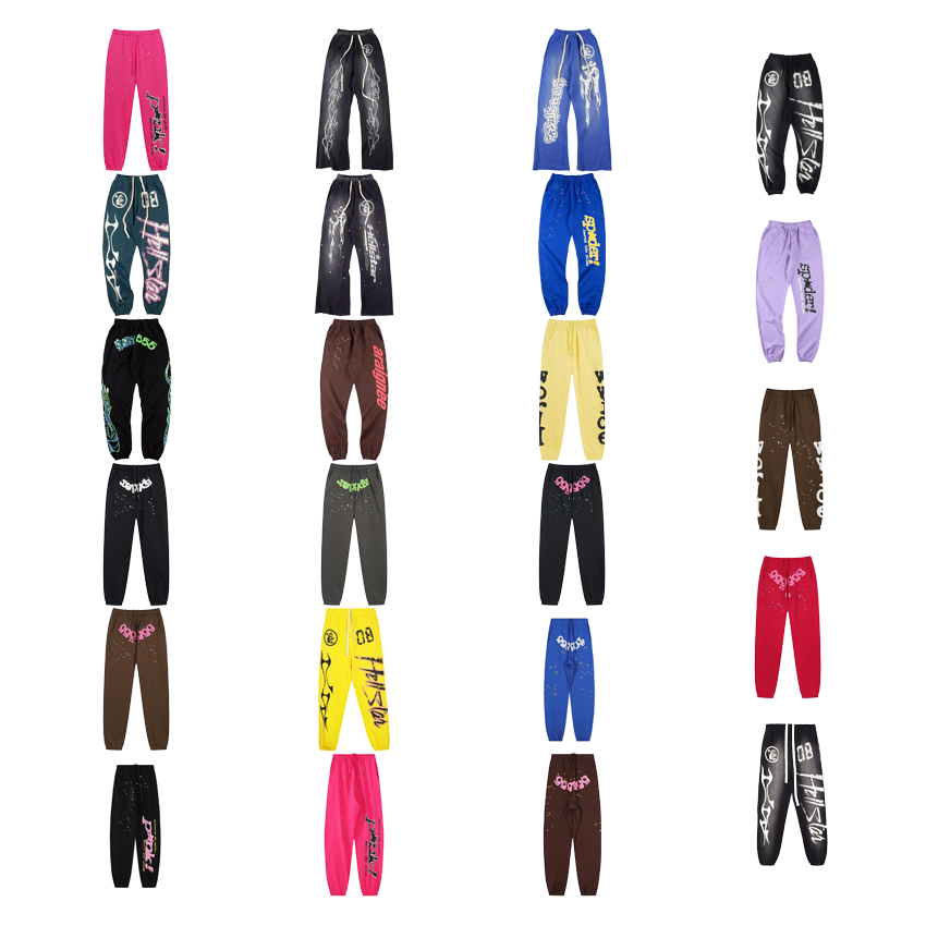 Various Colors Graphic Print Sweatpants