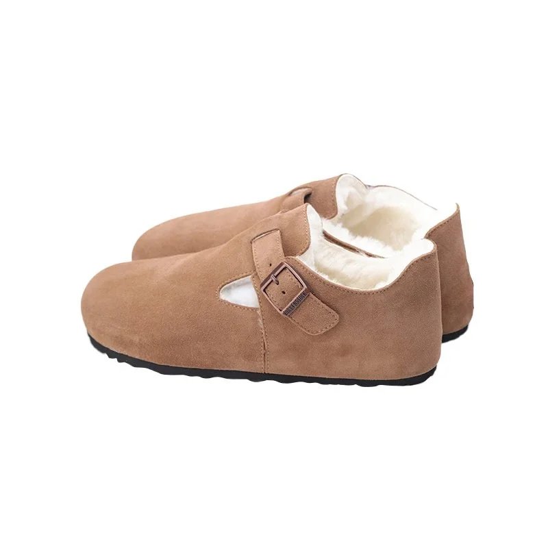 Brown fleece-lined full wrap