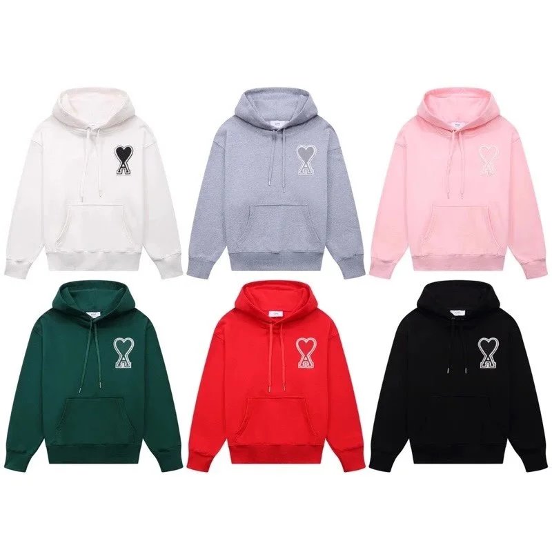 Ami Paris Hoodie Sweatshirt in Multiple Colors