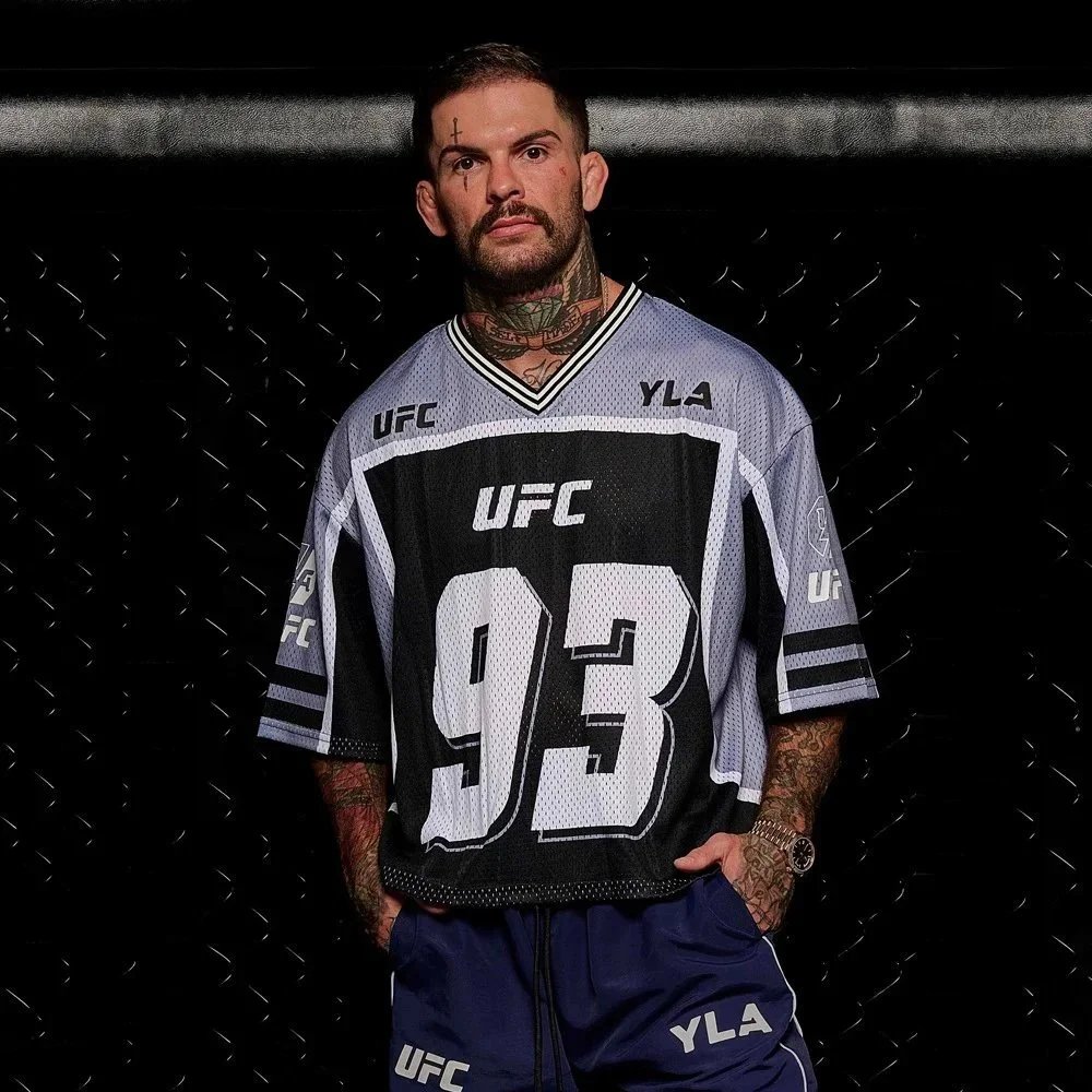 UFC Grey Mesh Jersey with Number 93