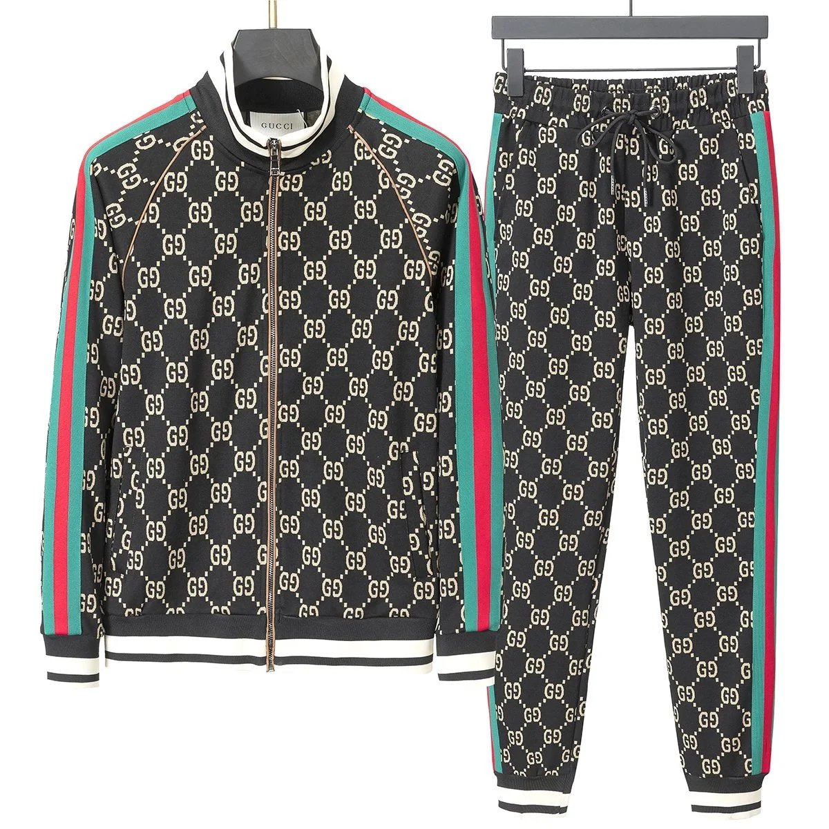 Gucci Black Logo Track Suit