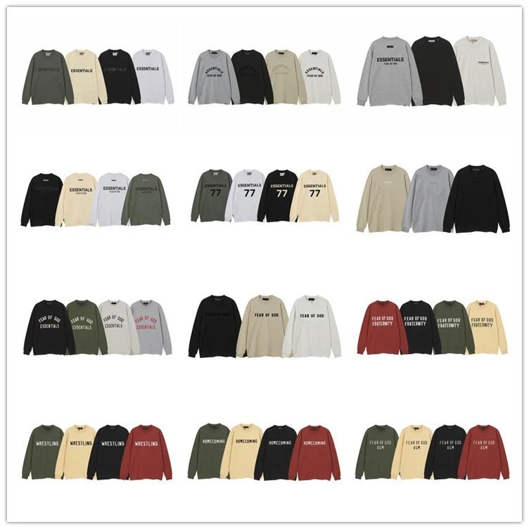 Fear of God Essentials Long Sleeve Sweatshirt in Various Colors