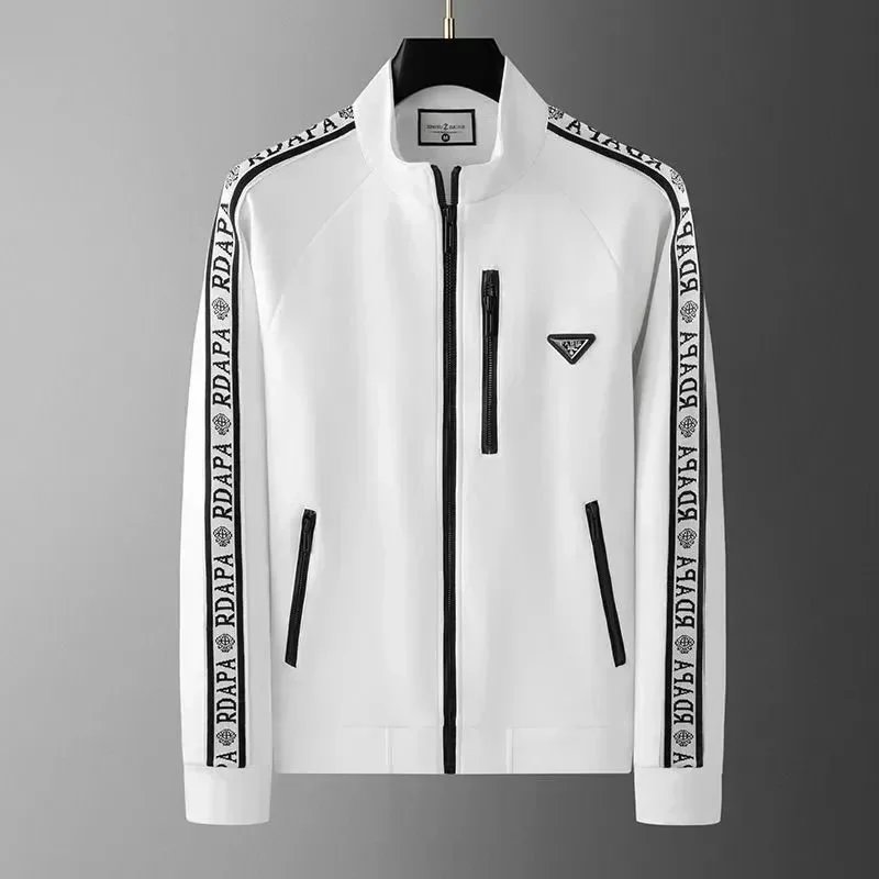 RDAPA White Zip-Up Track Jacket