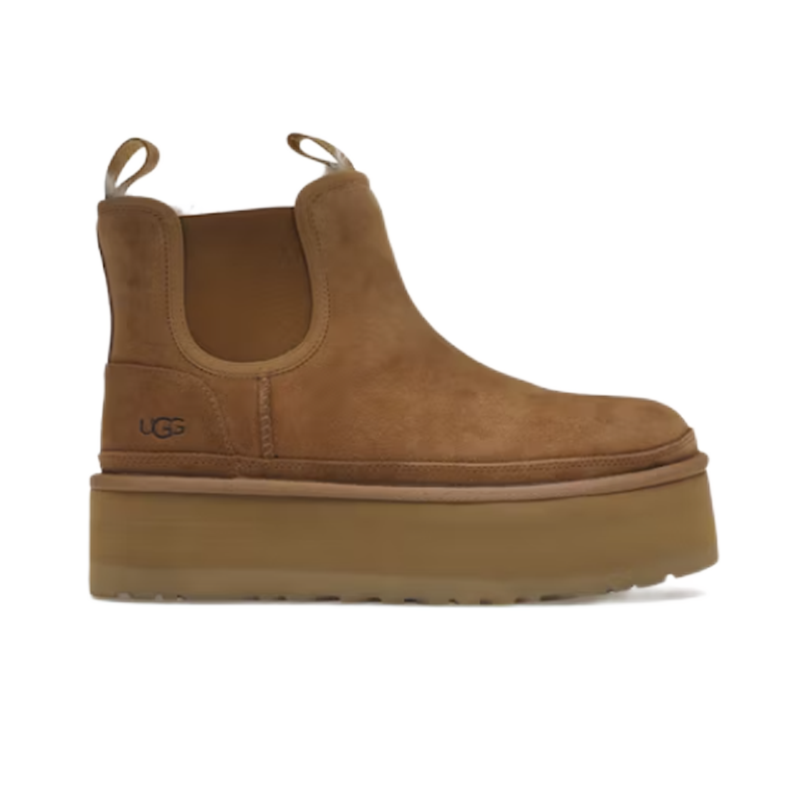 UGG Boots Shearling-Lined Platform — 21