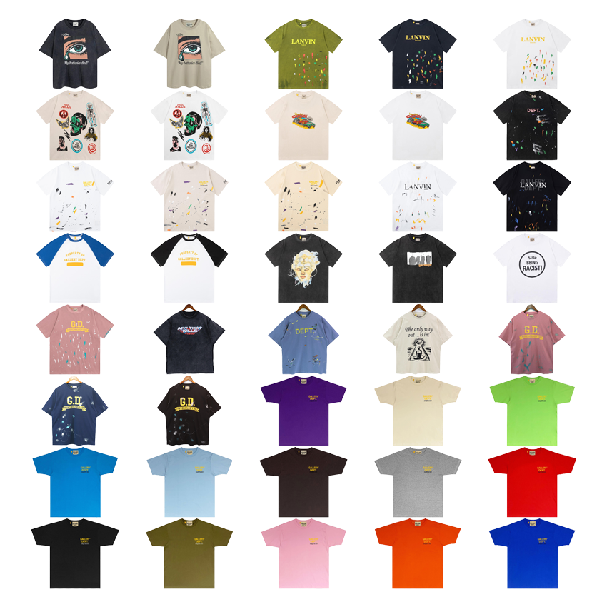 Lanvin Multi-Color Graphic T-Shirt Collection