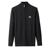 Lacoste Ribbed Zip-Up Knit Sweater [4 styles]