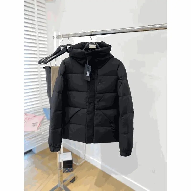 Black Puffer Jacket with Hood