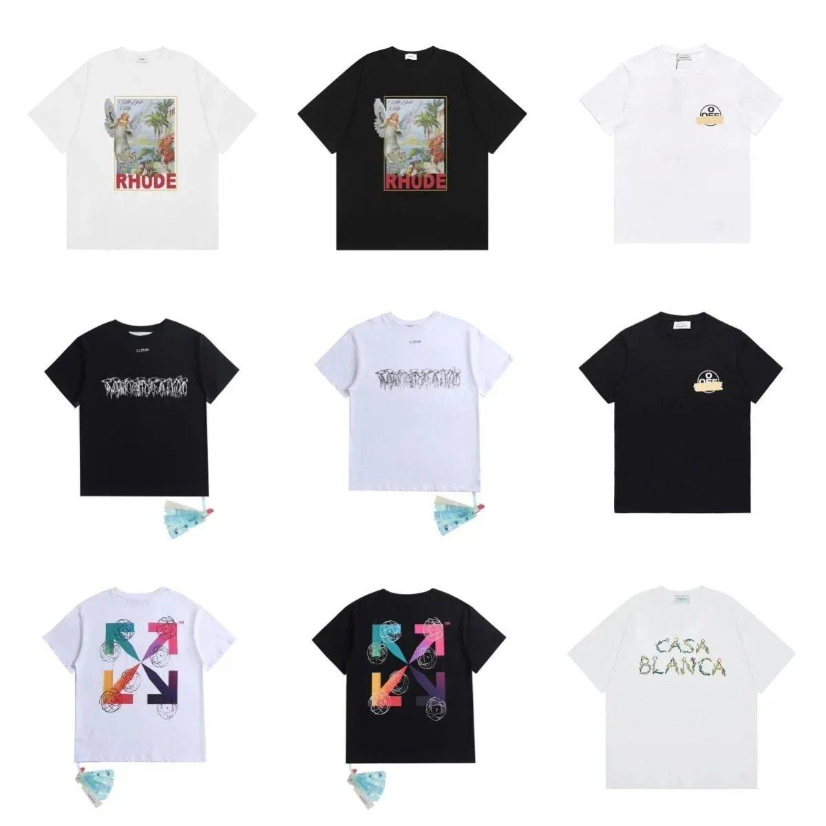 Off-White Black Short Sleeve T-Shirt