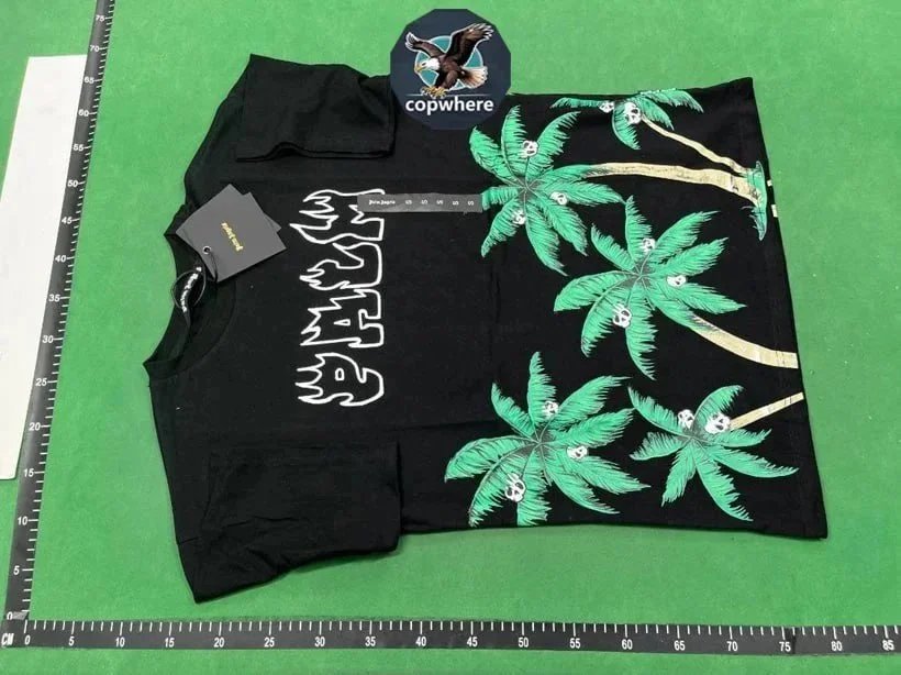 Copwhere Black Palm Tree T-Shirt