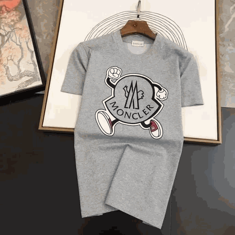 Moncler Grey Short Sleeve Dress T-Shirt