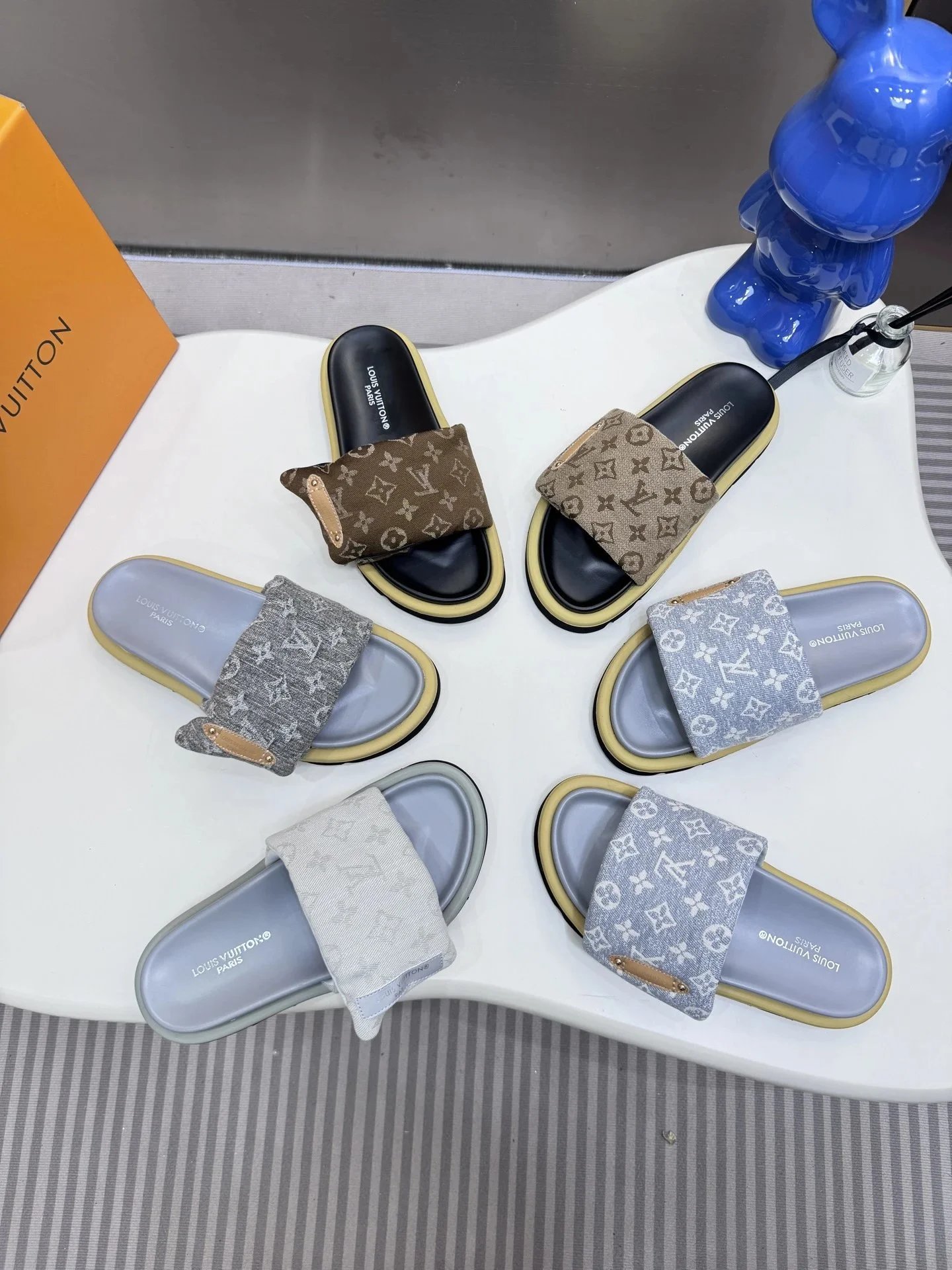 Louis Vuitton Monogram Slide Sandals
