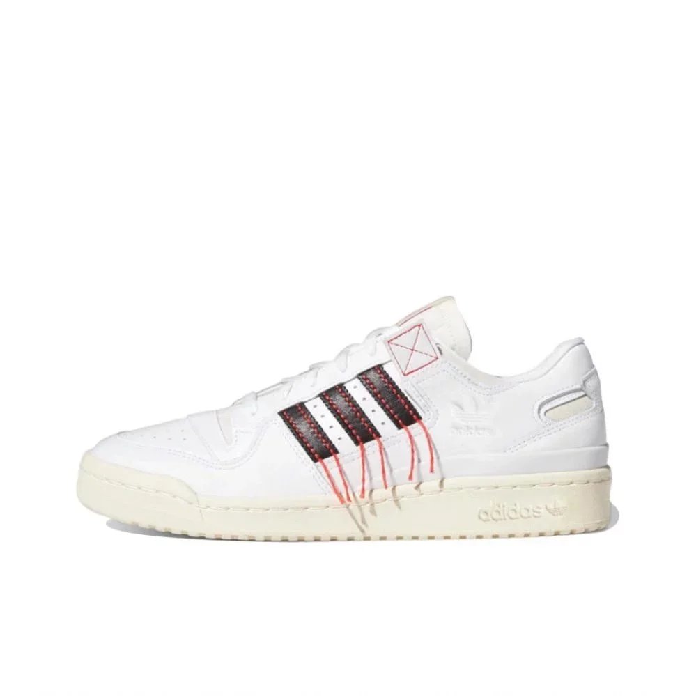 FZ3774 White, Black, and Red (with loose thread ends)