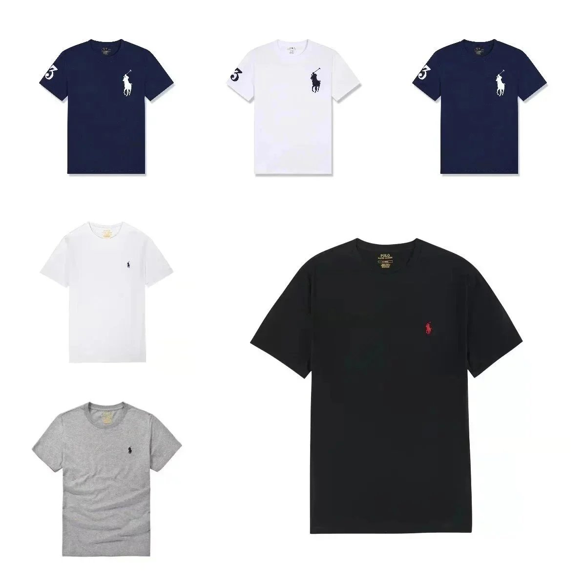 BL Bear Crewneck Cotton Short Sleeve Tee - 5199