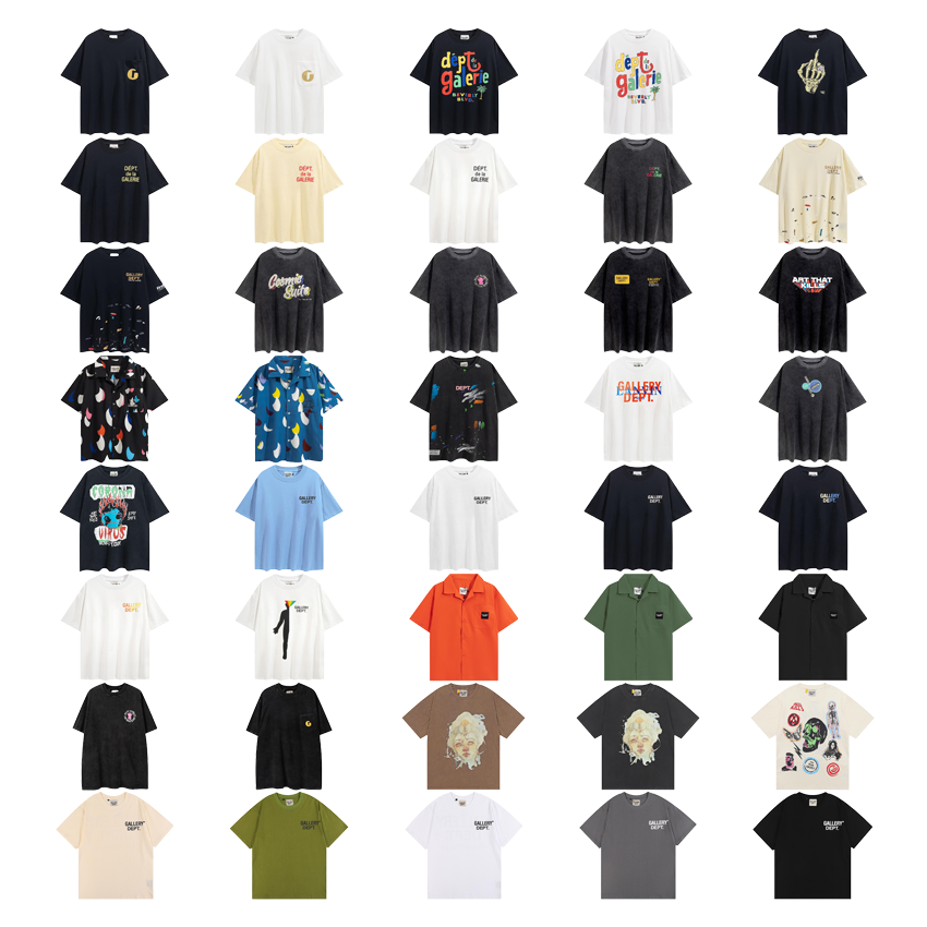 Gallery Dept Black Short Sleeve T-Shirt