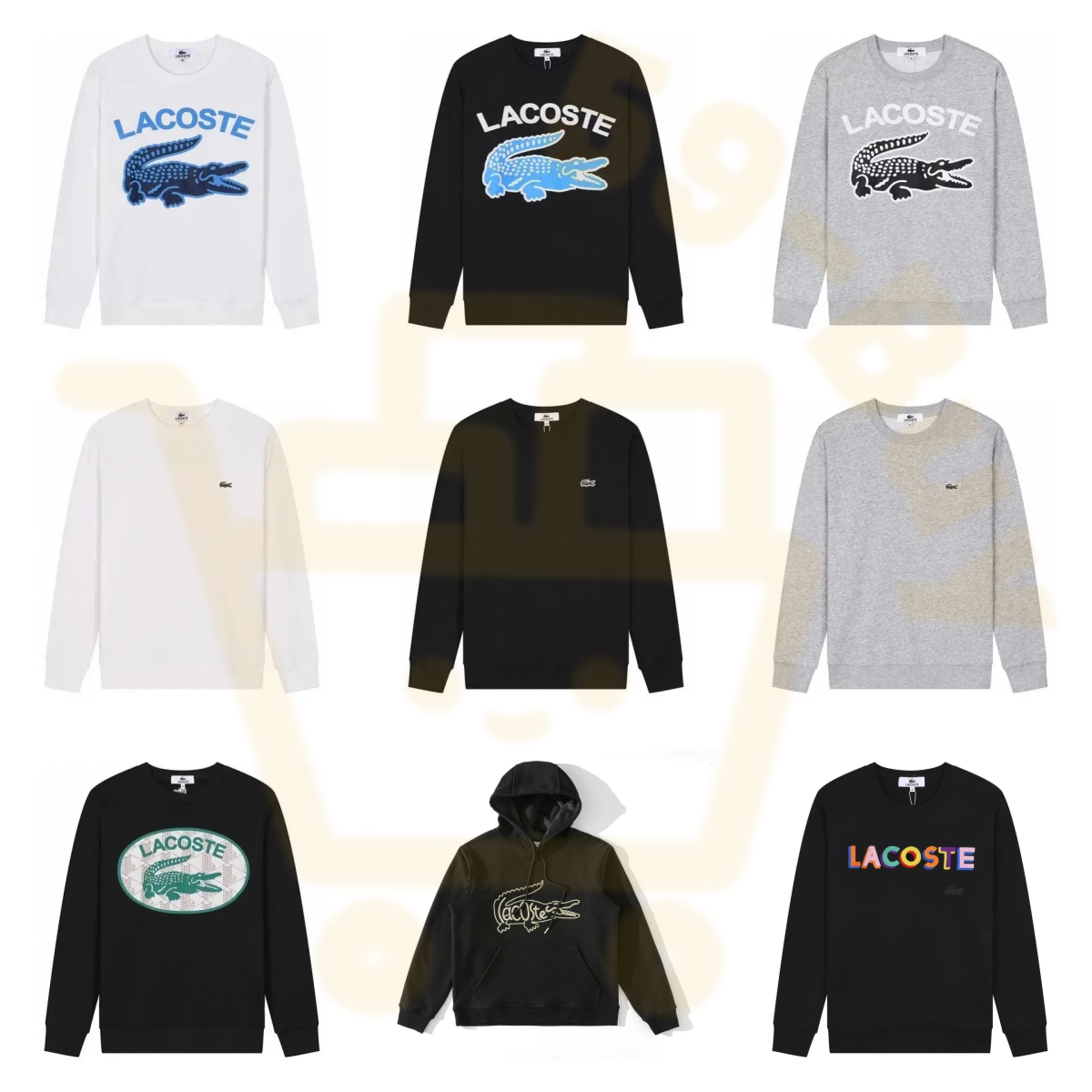 Lacoste Black Long Sleeve Sweatshirt