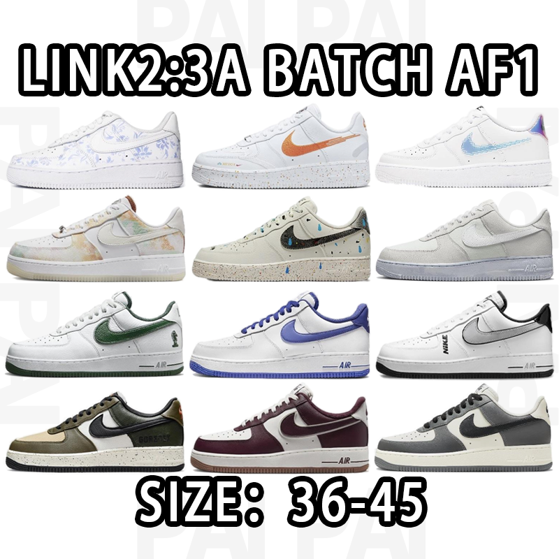 Nike Air Force 1 Low Sneakers in Various Colors Size 36-45