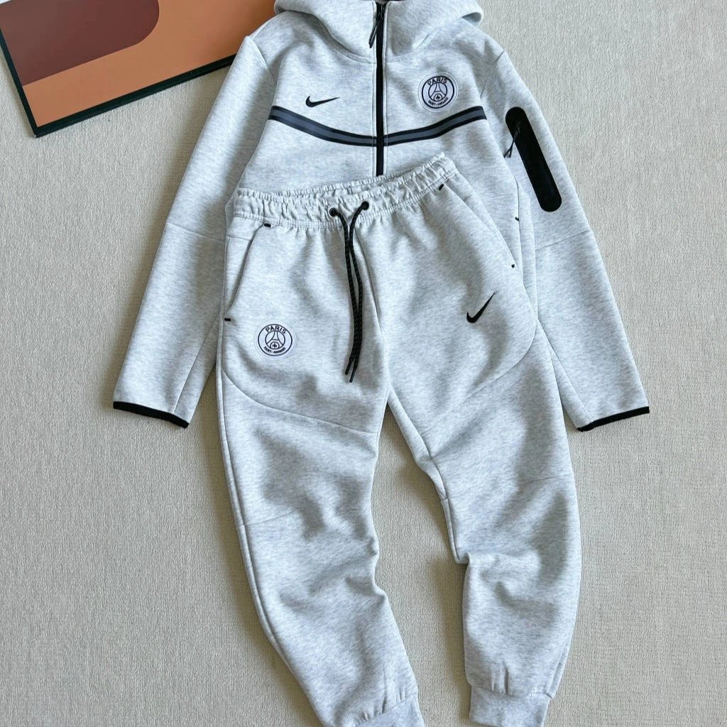 Nike Grey PSG Tracksuit Set