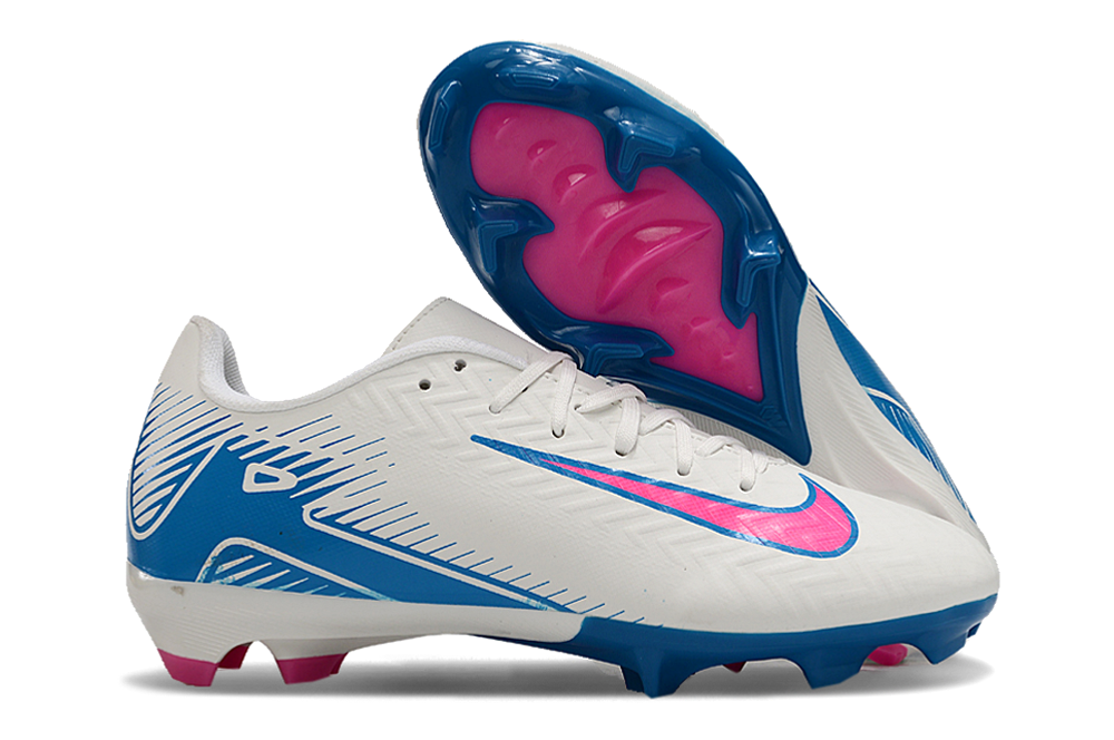 Nike White Blue Pink Soccer Cleats