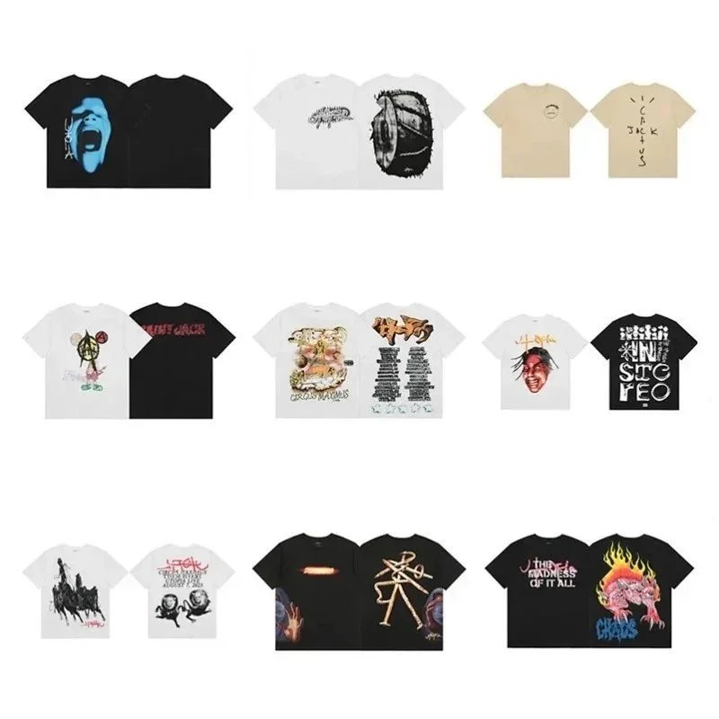 T-Shirt Collection with Various Graphic Prints