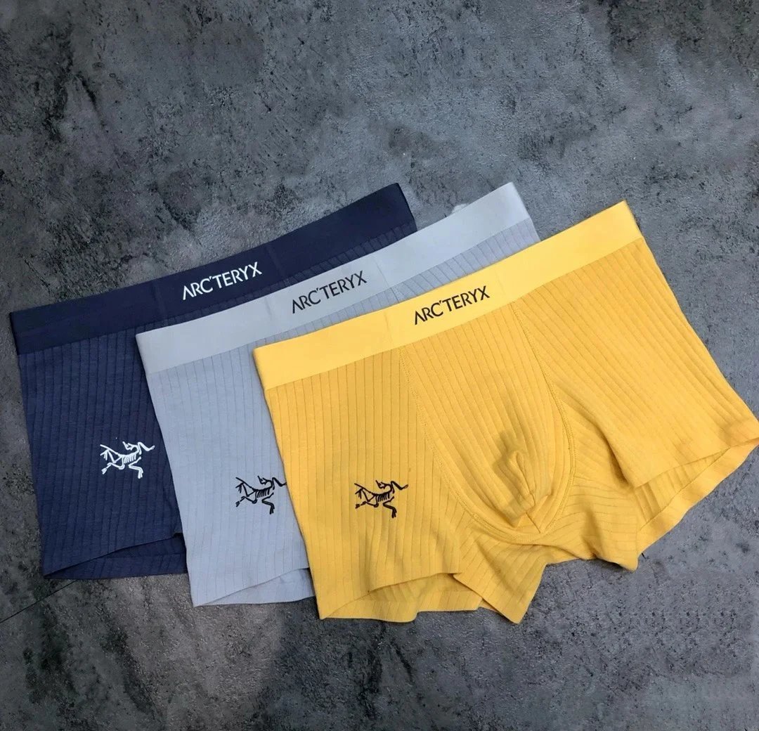 Arc'teryx Yellow Ribbed Boxer Shorts
