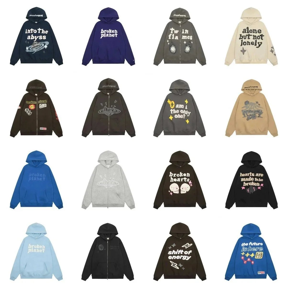 Graphic Print Hoodie Collection