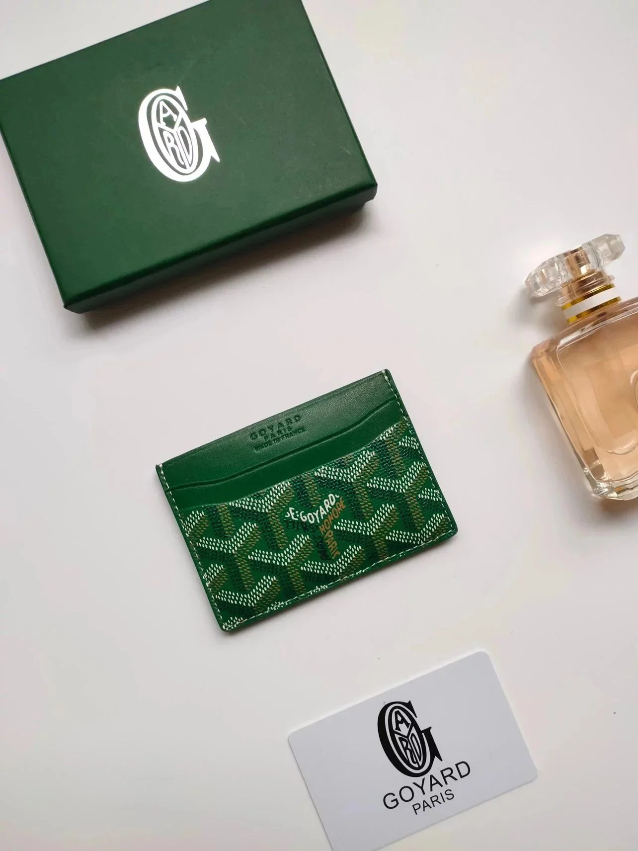 Goyard Green Cardhol
