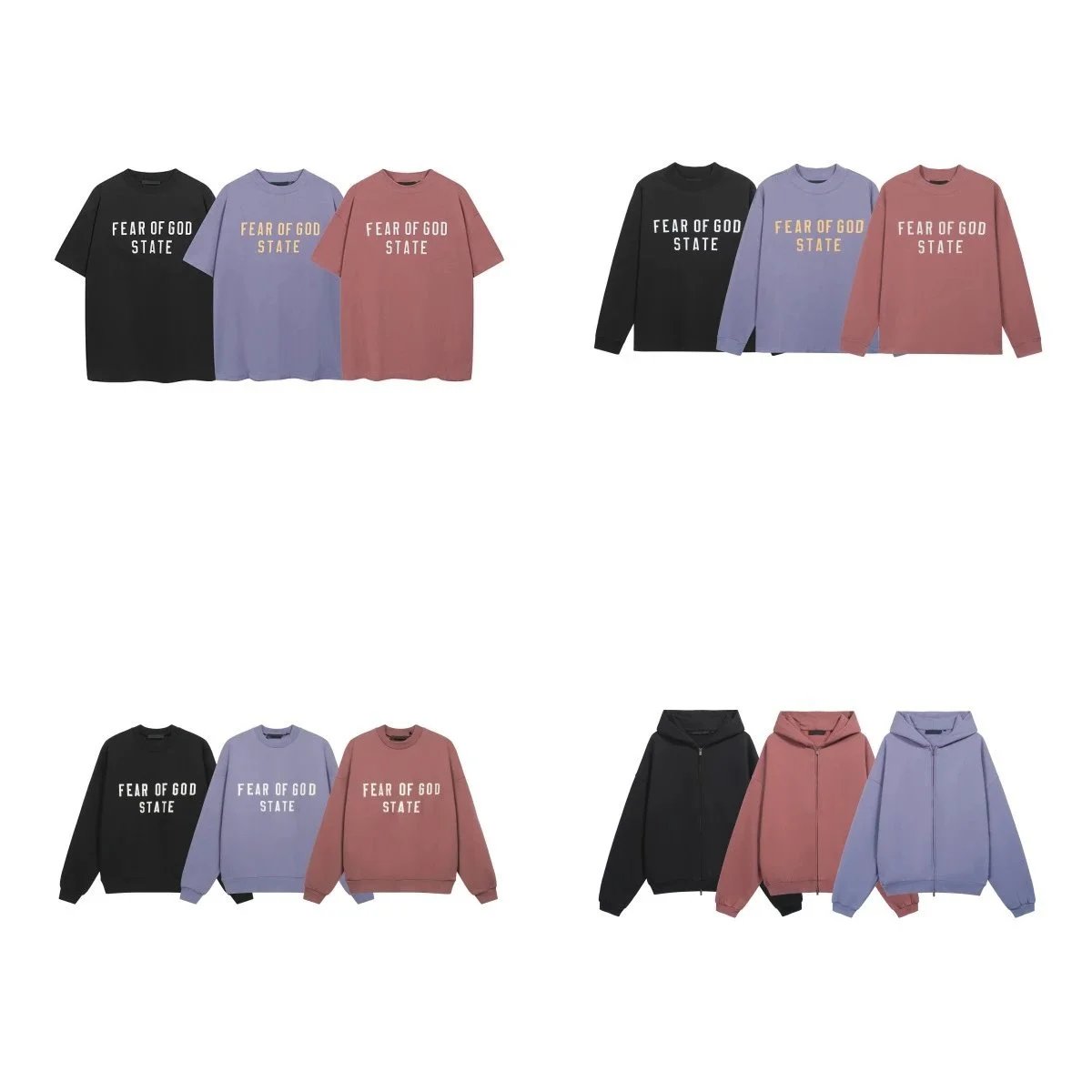 Fear of God State Black Long Sleeve T-Shirt