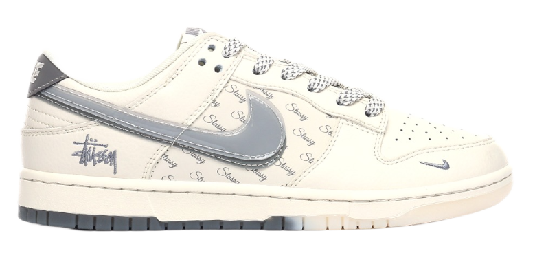 Nike x A Bathing Ape Air Jordan 1 Low 'Bapesta' Navy Beige Sneakers - 12