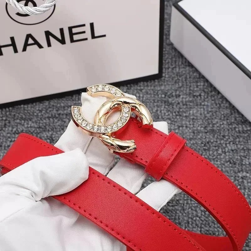 Chanel Red Leather B