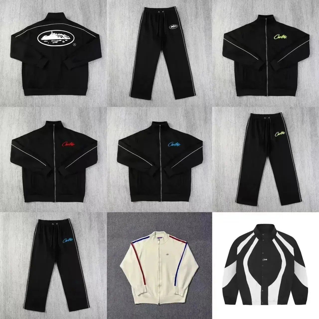 Cartier Black Track Jacket and Pants Set