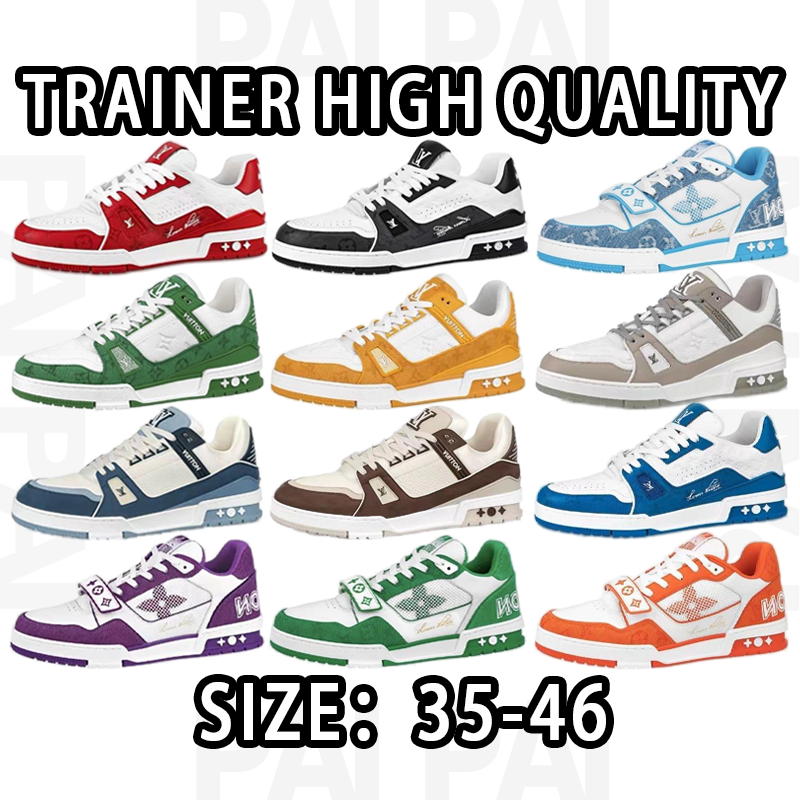 Louis Vuitton Multi-Color High-Quality Trainers