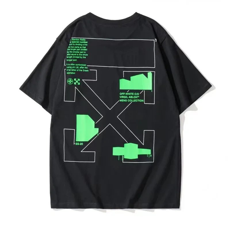 Off-White Black Short Sleeve T-Shirt