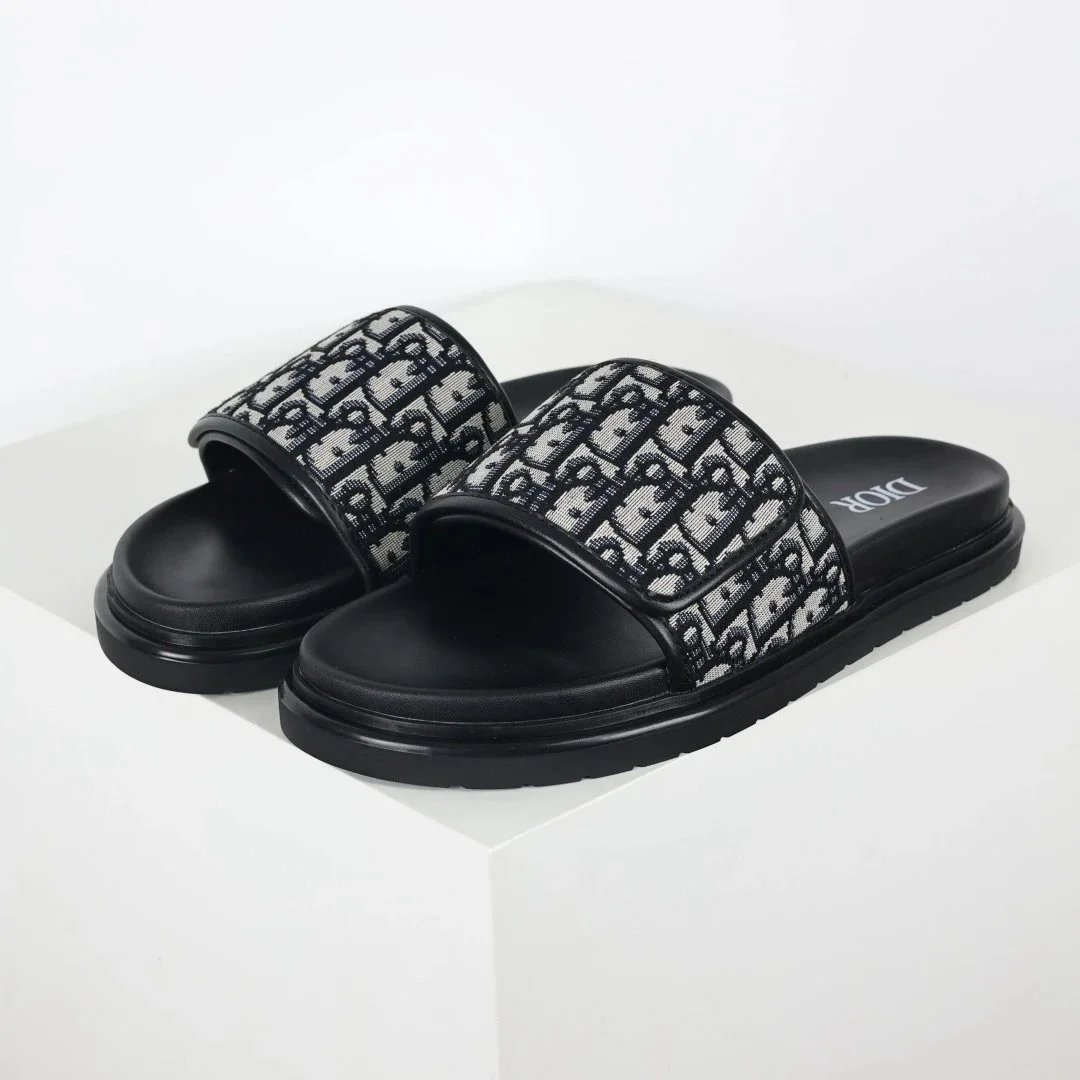 Dior Sandals Closed-Toe Slingback Buckle — Velcro presbyopia