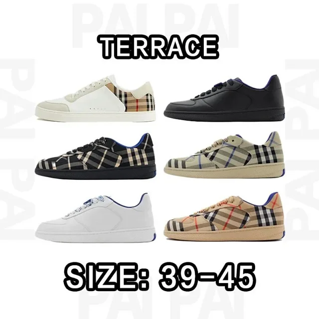 Burberry Sneakers Terrace low-top plaid product detail image 1