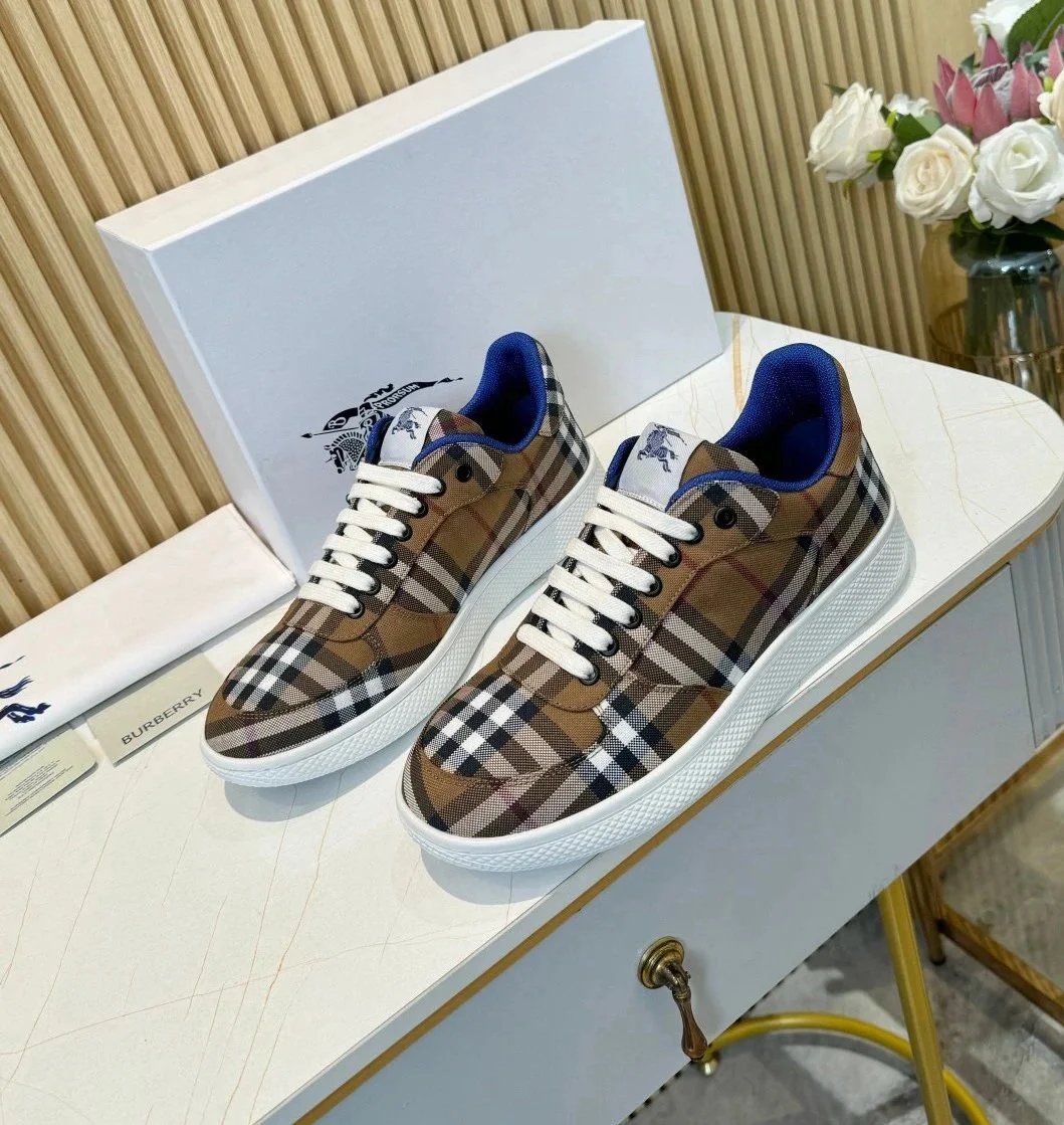 Burberry Sneakers Terrace low-top plaid — 1#