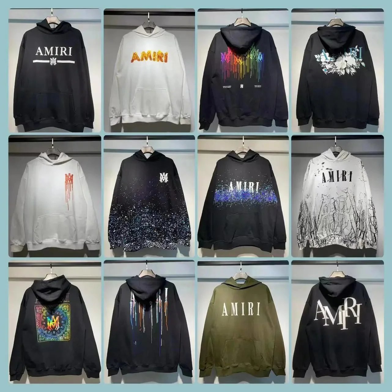 Amiri Black Hoodie
