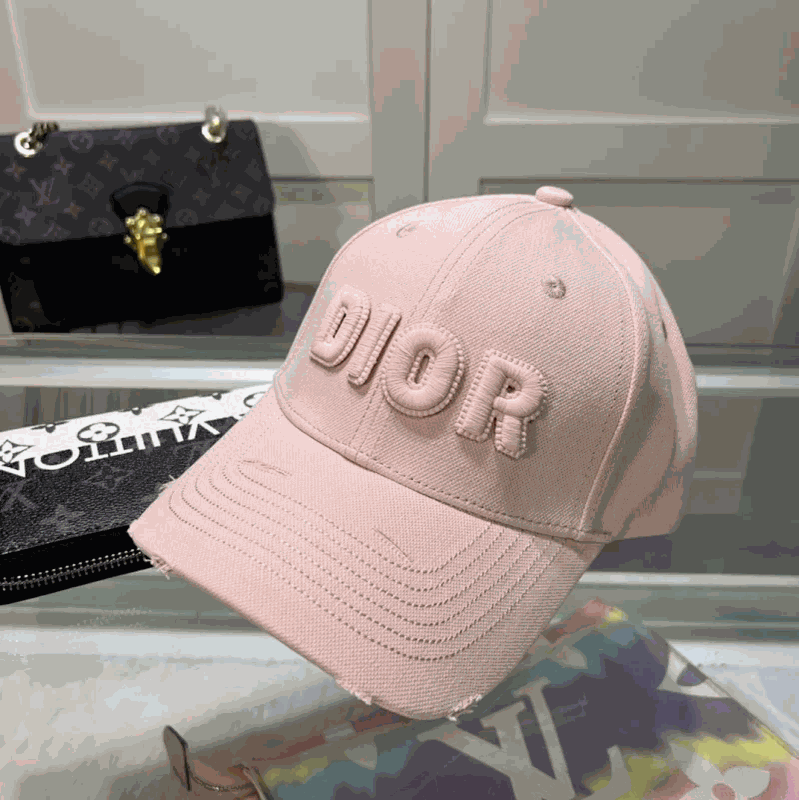 Dior Pink Baseball Cap