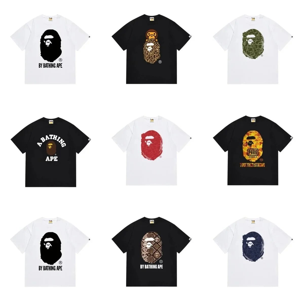 A Bathing Ape T-Shirt Collection