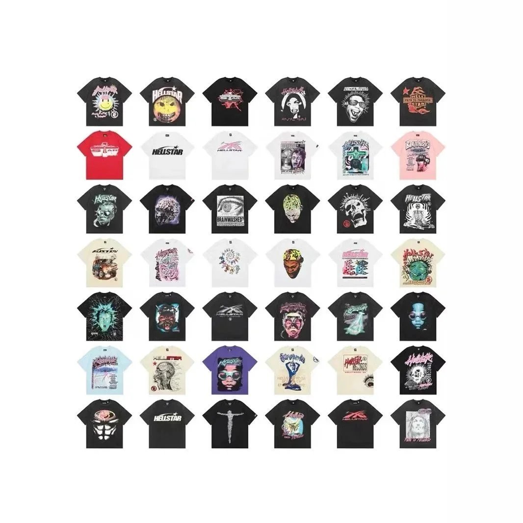 Hellstar Black Graphic T-Shirt