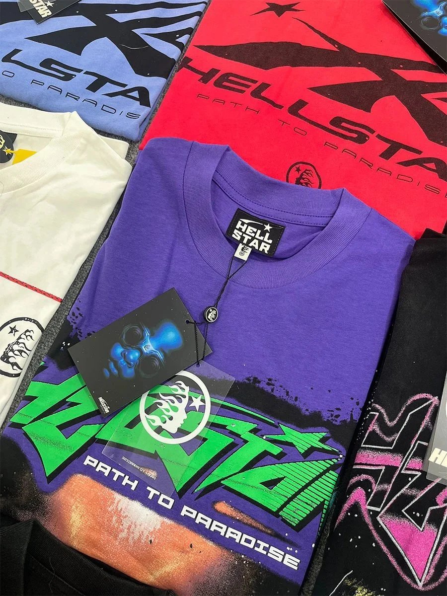 Hell Star Purple Graphic T-Shirt