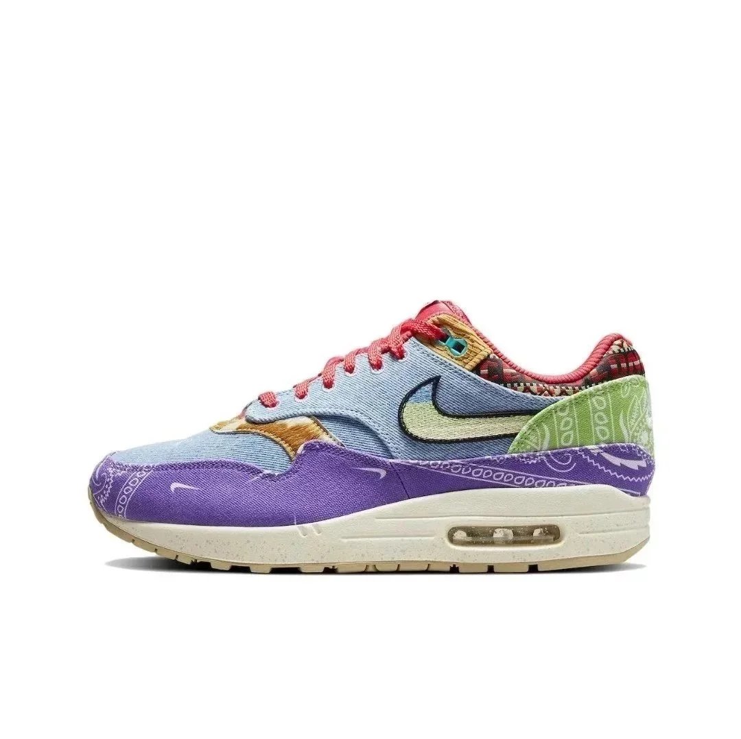 Purple Red Blue Paisley